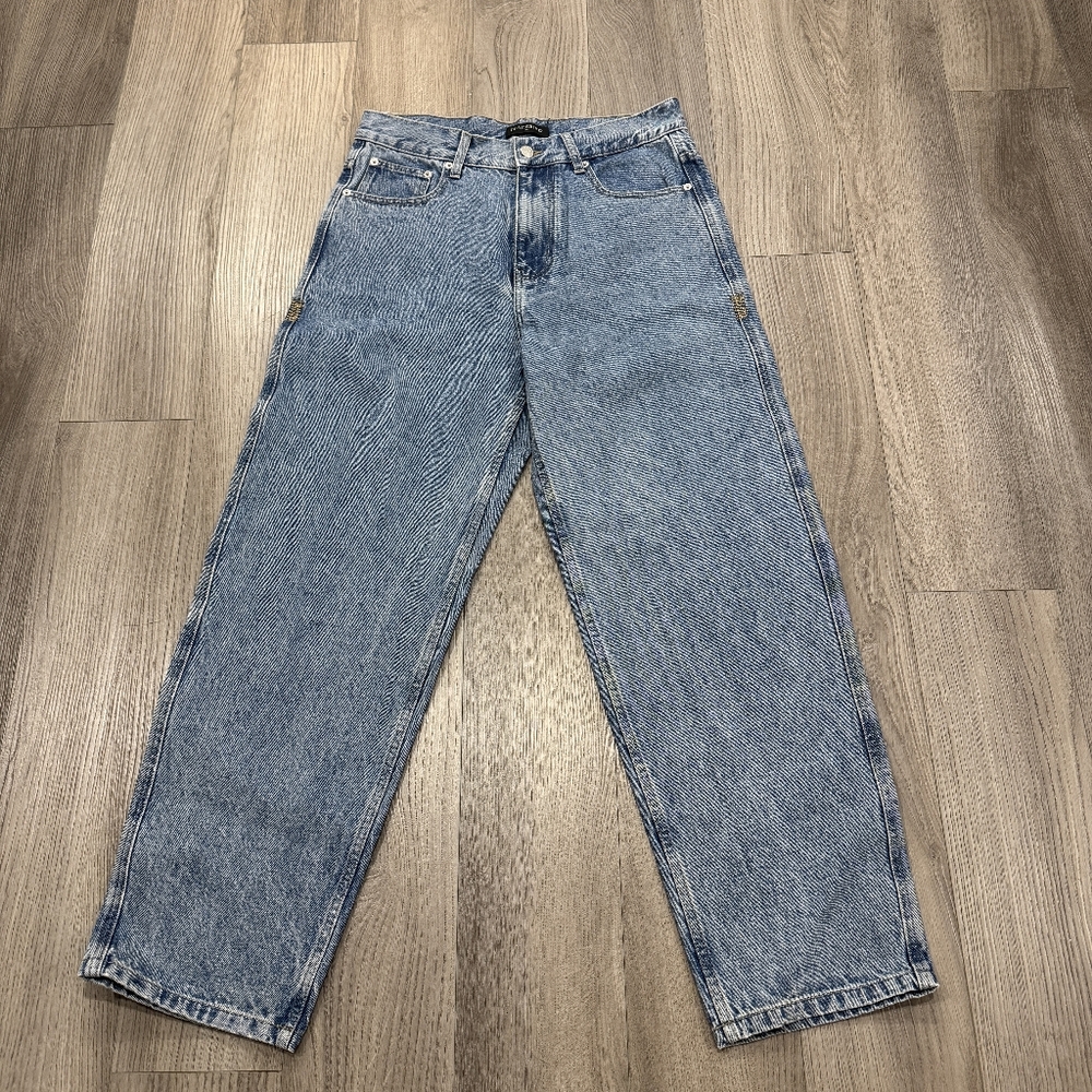 PeaceBird Jeans Straight Relaxed Light Wash Men's Size 24 (32x30)